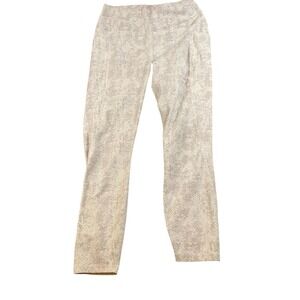 RBX Active Snake Print Athletic Leggings M M Grey White Yoga Workout Pants